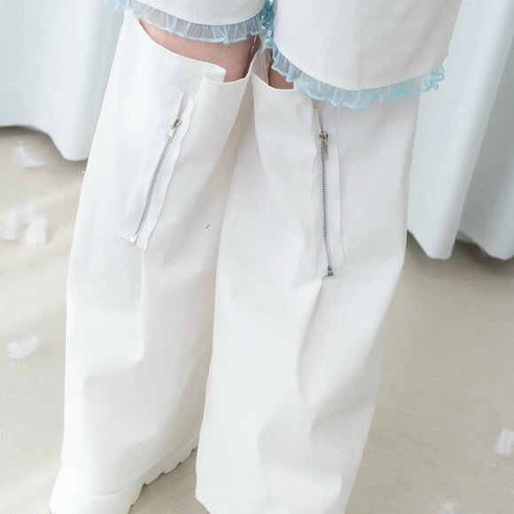 NEW ACDC RAG - Baby Punk Angel Punk Detachable Cargo Pants - Picture 7 of 9